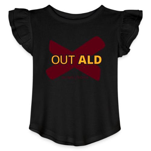 X out ALD - Toddler Girls Flutter T-shirt