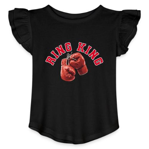 Boxing: Ring King Glory - Toddler Girls Flutter T-shirt