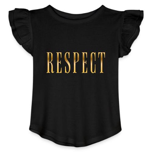 Golden Respect - Toddler Girls Flutter T-shirt