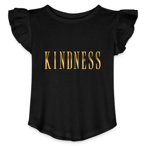 Golden Kindness - Toddler Girls Flutter T-shirt