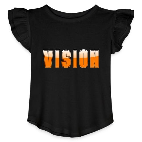 Vision Word Design - Toddler Girls Flutter T-shirt
