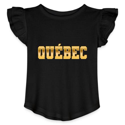Québec - Toddler Girls Flutter T-shirt