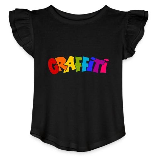 Graffiti - Toddler Girls Flutter T-shirt