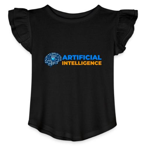 AI: Mind of the Machine - Toddler Girls Flutter T-shirt