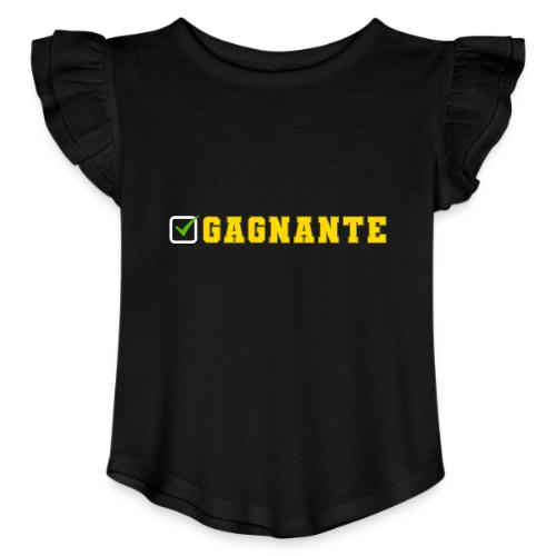 Born Winner - Toddler Girls Flutter T-shirt