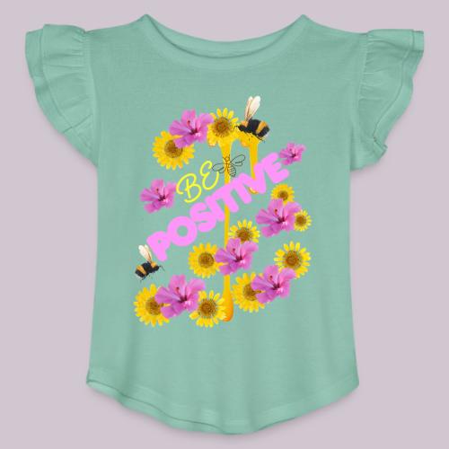 BE Positive - Toddler Girls Flutter T-shirt