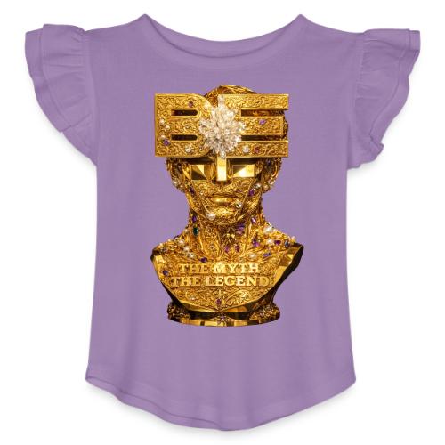 Be the Myth the Legend - Toddler Girls Flutter T-shirt