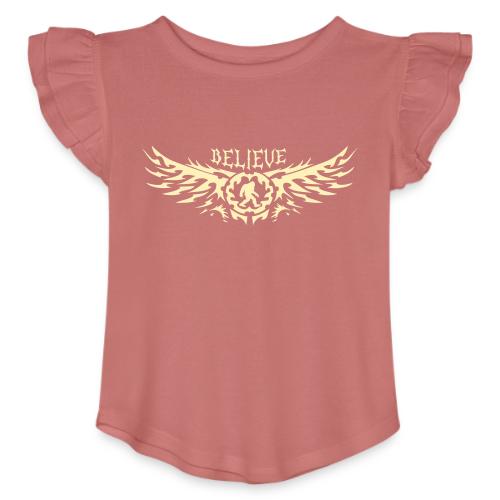 BELIEVE - Toddler Girls Flutter T-shirt