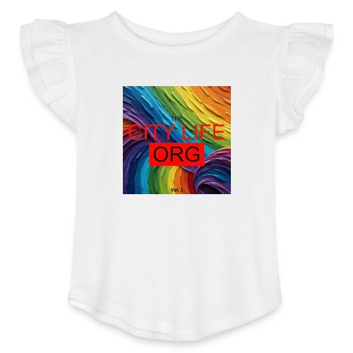 CIty Life Org Vol. 1 - Toddler Girls Flutter T-shirt