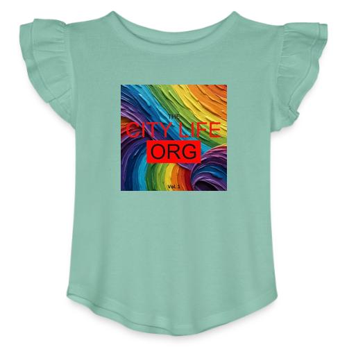 CIty Life Org Vol. 1 - Toddler Girls Flutter T-shirt