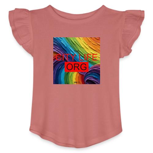 CIty Life Org Vol. 1 - Toddler Girls Flutter T-shirt