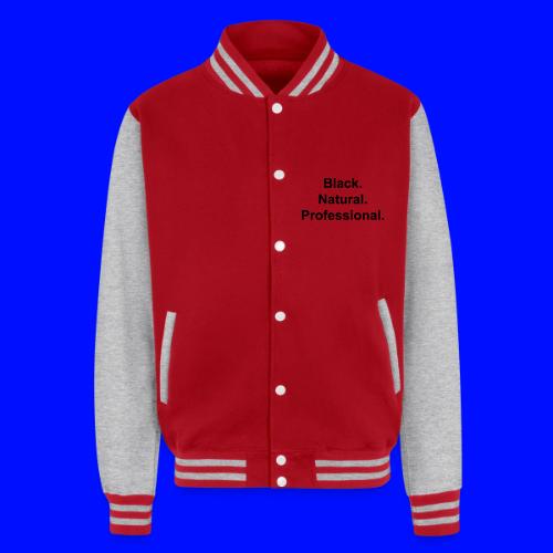 blk nat prof - Unisex College Sweat Jacket