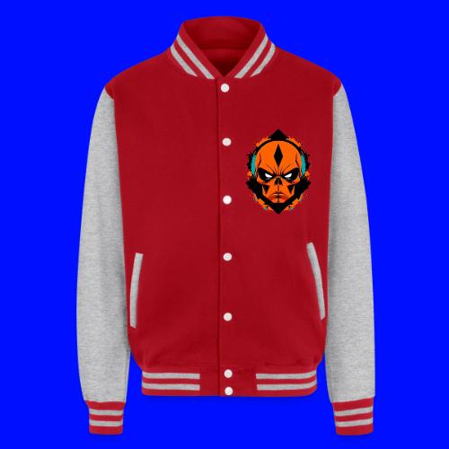 Alien Skull - Unisex College Sweat Jacket