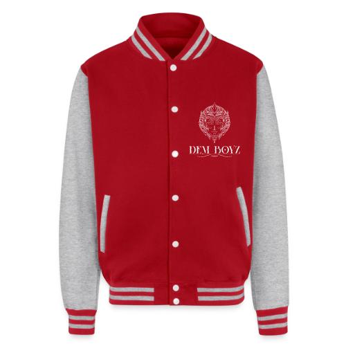 DemBoyz Full Logo (White Edition) - Unisex College Sweat Jacket