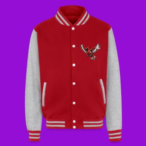 Cardinal in Flight - Unisex College Sweat Jacket