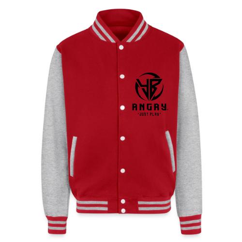 YBAngry Badge of Peace White Just Play - Unisex College Sweat Jacket