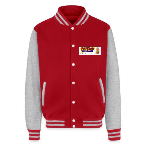 Fast Times Logo with Burning Cube - Unisex College Sweat Jacket