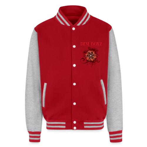 Flower Splash Reds - Unisex College Sweat Jacket