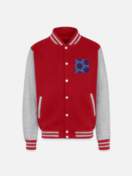 image3A11429 mirror - Unisex College Sweat Jacket - red/heather grey