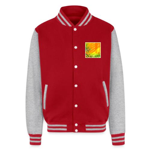 Citrus and Leaves Graphic - Unisex College Sweat Jacket