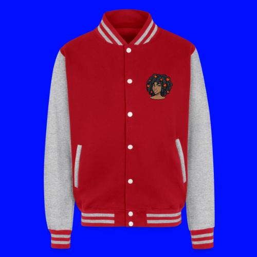 love black women - Unisex College Sweat Jacket