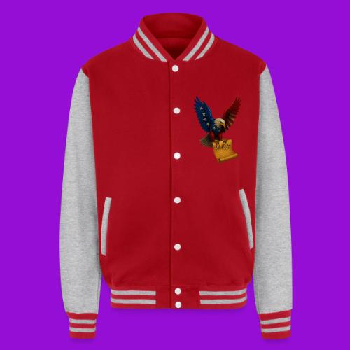 Bill of Rights Bald Eagle - Unisex College Sweat Jacket