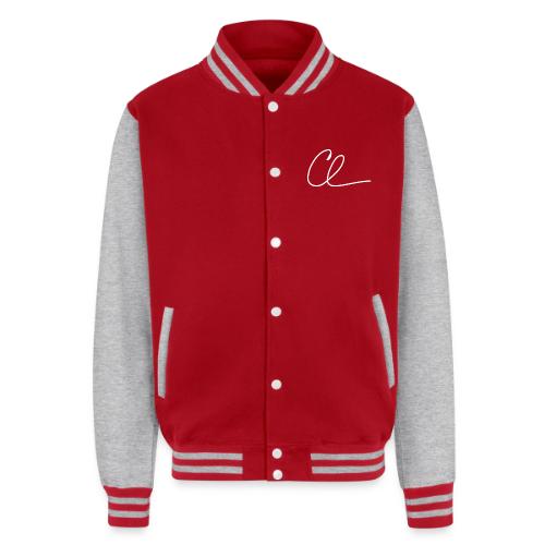 CL Signature (White) - Unisex College Sweat Jacket