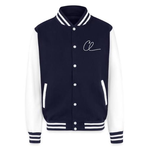 CL Signature (White) - Unisex College Sweat Jacket