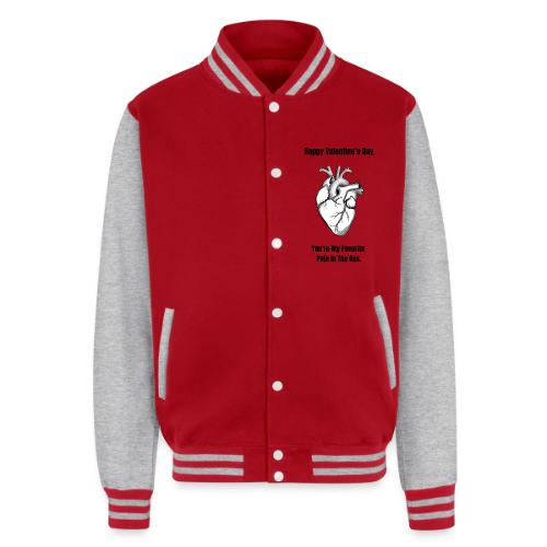 I'm Glad I Swiped Right T-Shirt | Funny Valentine - Unisex College Sweat Jacket