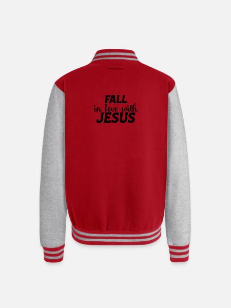 Please provide design image - Unisex College Sweat Jacket - red/heather grey