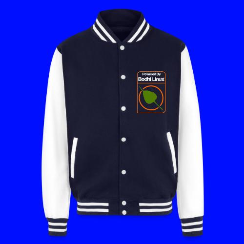 Powered by Bodhi Linux - Unisex College Sweat Jacket