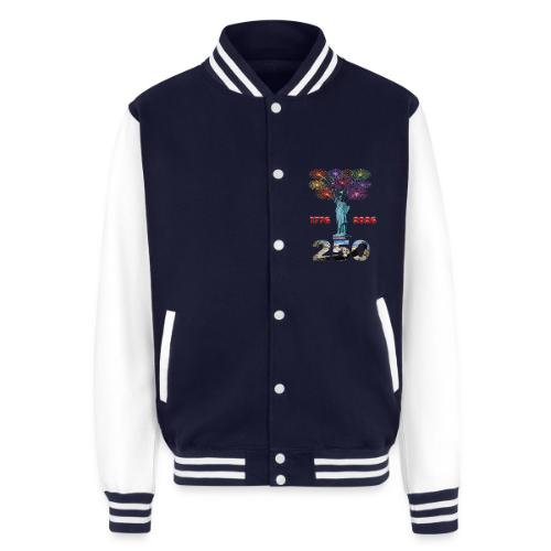 1776 - 2026 | 250 Years USA | Fireworks - Unisex College Sweat Jacket