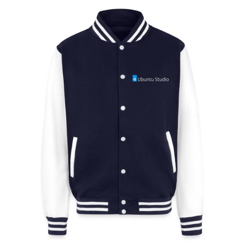 Ubuntu Studio Logo 2022 - White - Unisex College Sweat Jacket