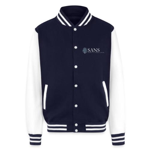 SANS logo light - Unisex College Sweat Jacket