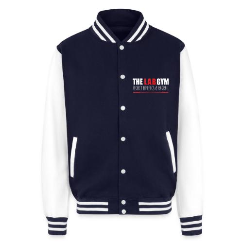 L A B Logo Standard Shirt Front - Unisex College Sweat Jacket
