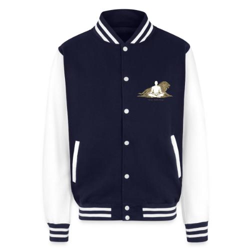 Silence Builds Kings Meditation Lion - Unisex College Sweat Jacket