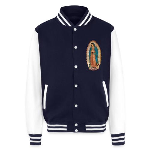 our lady of Guadalupe - Unisex College Sweat Jacket