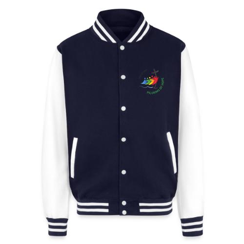 pilgrims of hope 2025 logo (Jubilee Year 2025) - Unisex College Sweat Jacket