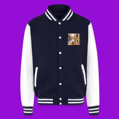 Morning coffee Chihuahua - Unisex College Sweat Jacket