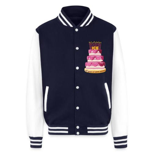 50th Anniversary Cake - Unisex College Sweat Jacket