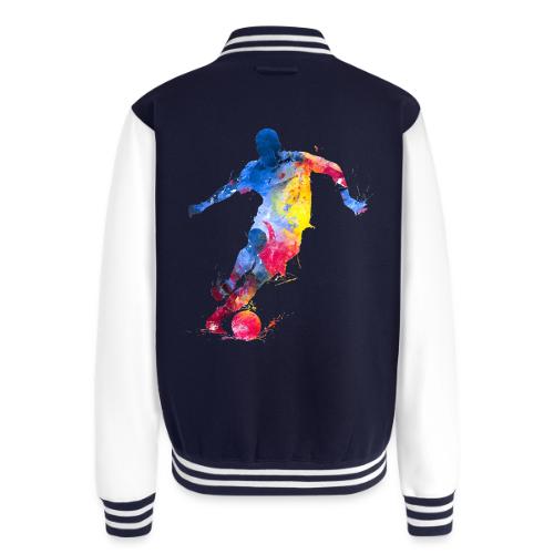 Soccer: Splash Kick - Unisex College Sweat Jacket