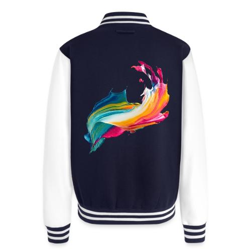 Spectrum Stream - Unisex College Sweat Jacket