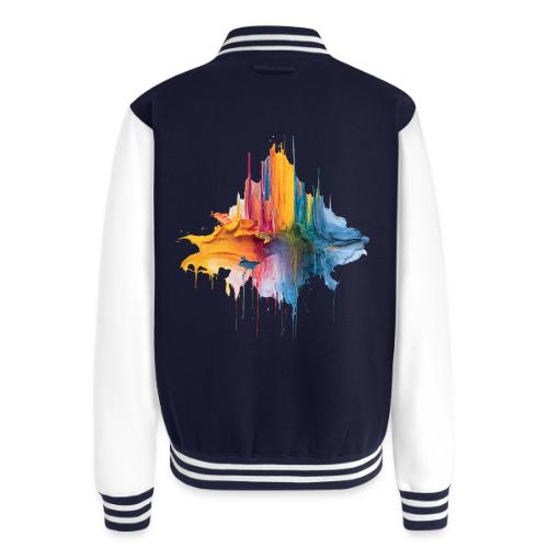 Impasto Spectrum - Unisex College Sweat Jacket