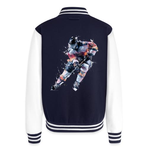 Hockey: Frozen Motion - Unisex College Sweat Jacket