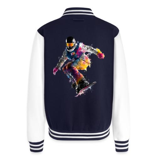 Snowboarding: Frozen Palette - Unisex College Sweat Jacket