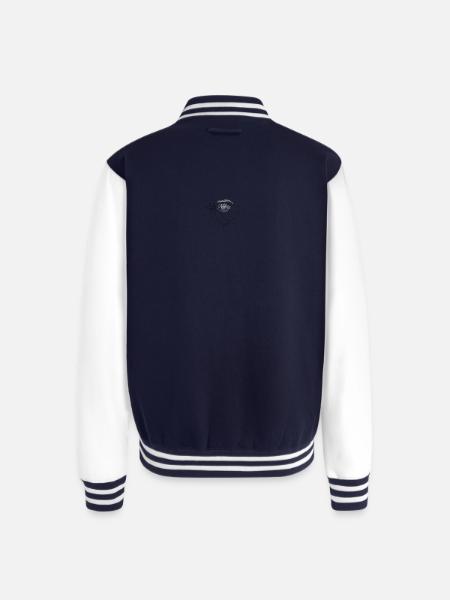 Radiation - Unisex College Sweat Jacket - navy/white