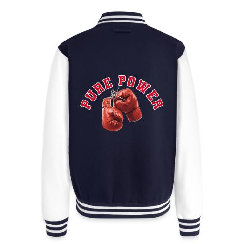 Boxing: Pure Power Punch - Unisex College Sweat Jacket