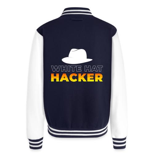 White Hat Hacker - Unisex College Sweat Jacket