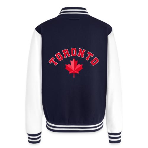 Toronto with maple leaf - Unisex College Sweat Jacket