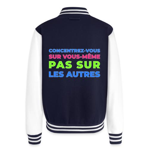 Refocus - Unisex College Sweat Jacket